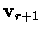 $\mbox{\bf v}_{r+1}$