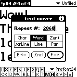 text mover
